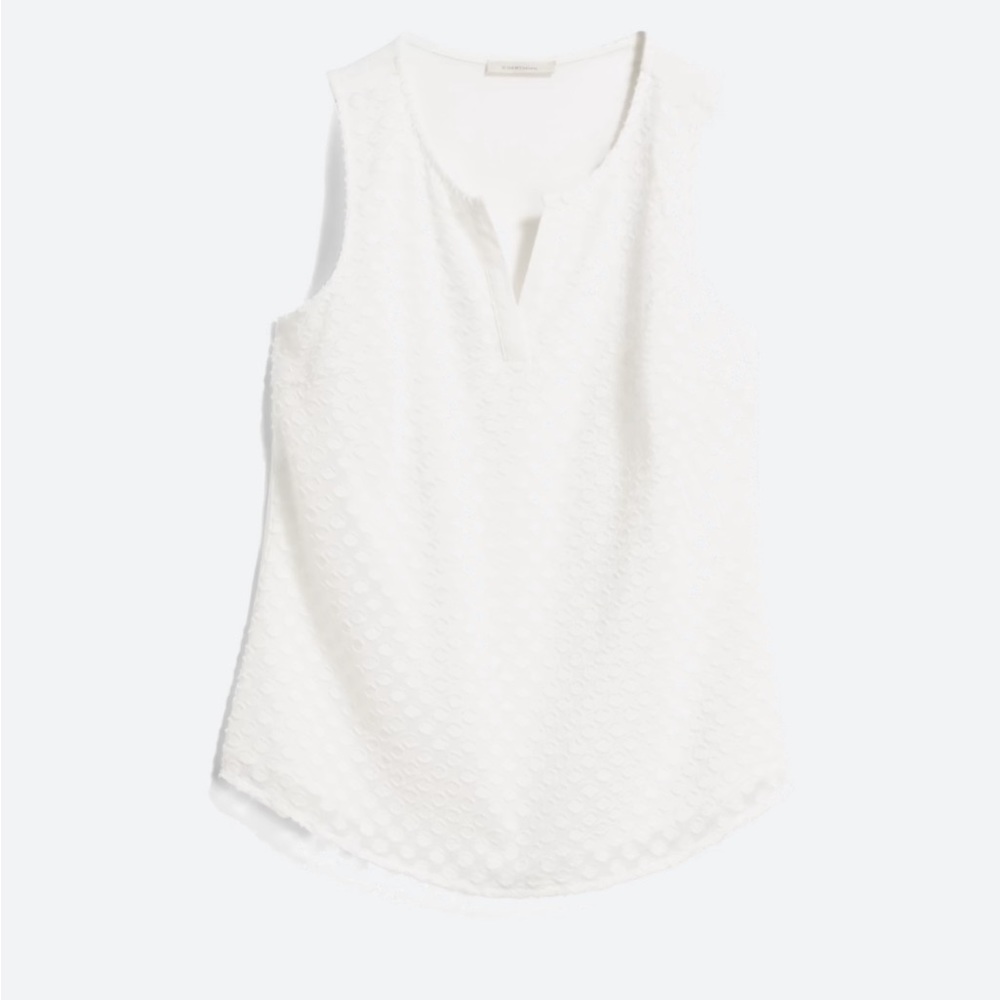 NWT Market & Spruce Ezide Textured Mixed Media Top, XL